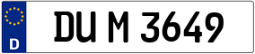 Truck License Plate